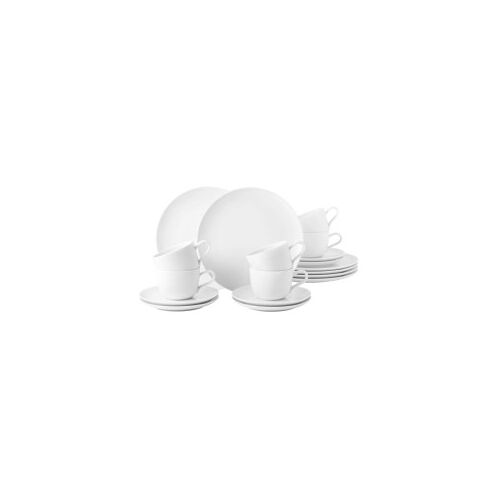 Seltmann Weiden Liberty Kaffeeservice 18-teilig weiß