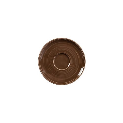 Seltmann Weiden Terra Kombi-Untertasse groß 16,5 cm Erdbraun