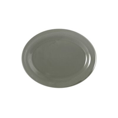 Seltmann Weiden - Beat Oval - Perlgrau - 35x28 cm - Servierplatte Seltmann Weiden - Beat Oval - Perlgrau - 35x28 cm - Servierplatte