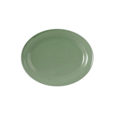 Seltmann Weiden Beat oval 35x28 cm Salbeigrün Glasur - Servierplatte Seltmann Weiden Beat oval 35x28 cm Salbeigrün Glasur - Servierplatte