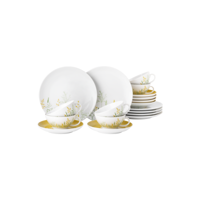 Seltmann Meadow Grasses Curry Teeservice - Geschirr-Set Seltmann Meadow Grasses Curry Teeservice - Geschirr-Set