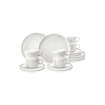 Seltmann Weiden Sento Home Kaffeeservice 18-teilig Aura white Seltmann Weiden Sento Home Kaffeeservice 18-teilig Aura white