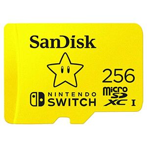 SanDisk Microsdxc Uhs-I-Karte 256gb [Für Nintendo Switch] Gelb