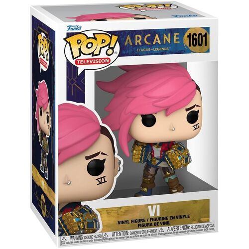 Funko Pop! Tv: Arcane Lol - Vi - Arcane: League Of Legends - Vinyl-Sammelfigur - Geschenkidee - Offizielle Handelswaren - Spielzeug Für Kinder Und Erwachsene - Tv Fans - Modellfigur Für Sammler