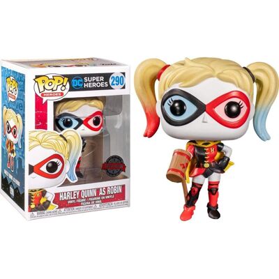 Funko Pop! 290 - Dc Super Heroes: Harley Quinn As Robin Funko Pop! 290 - Dc Super Heroes: Harley Quinn As Robin