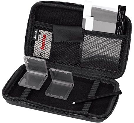 Hama 8in1-Zubehör-Set Für Nintendo New 3ds Xl (Inkl. Tasche Schutzfolien Stift Game Cases U.V.M.) Schwarz