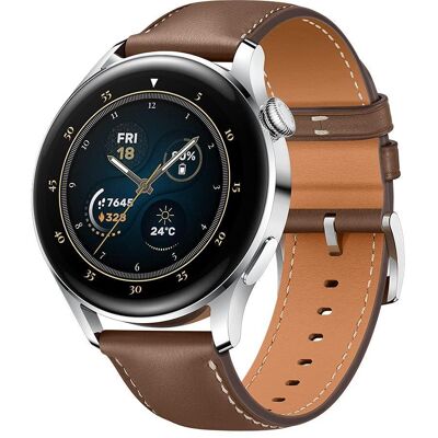 Huawei WATCH 3 Classic - Braun Leder - Smartwatch Huawei WATCH 3 Classic - Braun Leder - Smartwatch