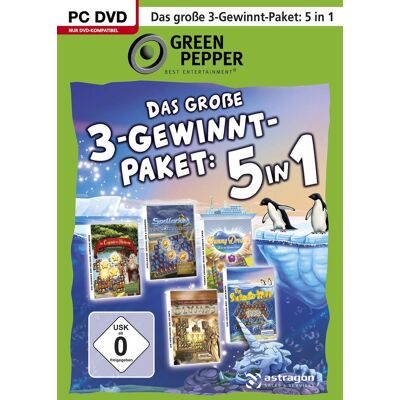 Das Große 3-Gewinnt-Paket: 5in1 Pc Usk: 0 Das Große 3-Gewinnt-Paket: 5in1 Pc Usk: 0