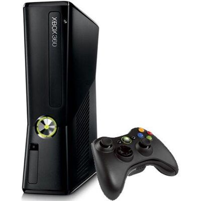 Microsoft Xbox 360 Slim 250gb Matt Schwarz Microsoft Xbox 360 Slim 250gb Matt Schwarz
