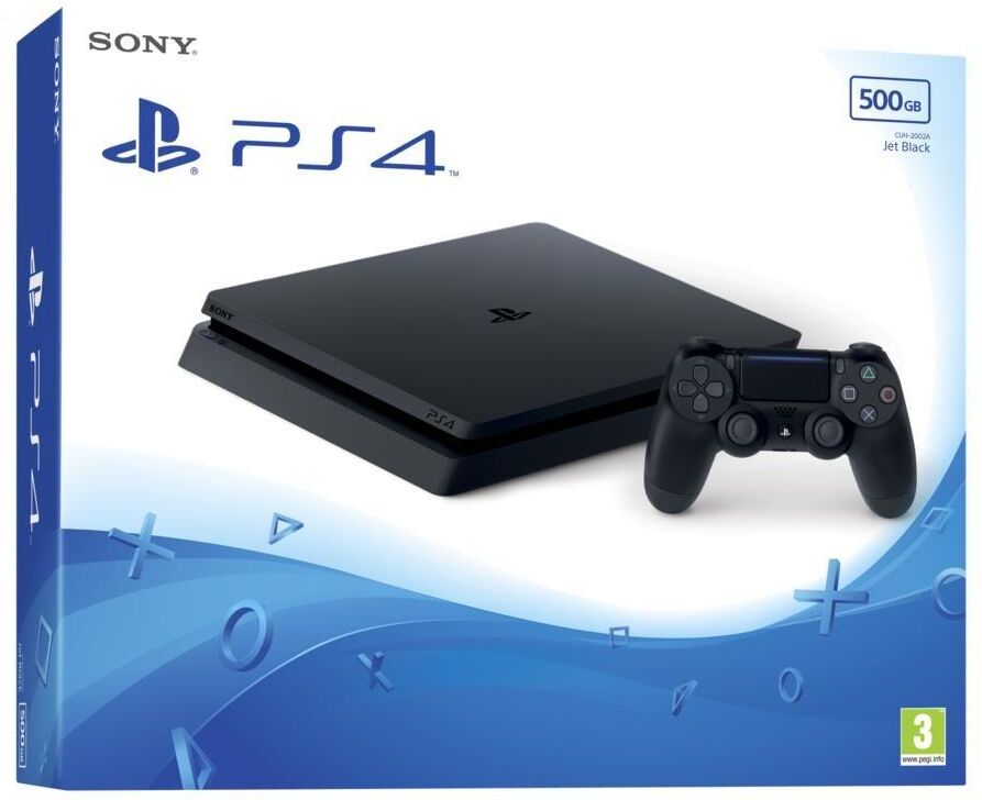 Sony Playstation 4 Slim 500gb Schwarz