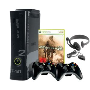 Microsoft Xbox 360 Elite 250gb Modern Warefare Limited Edition [Inkl. 2 Wireless Controller Inkl. Call Of Duty: Modern Warfare 2] Schwarz
