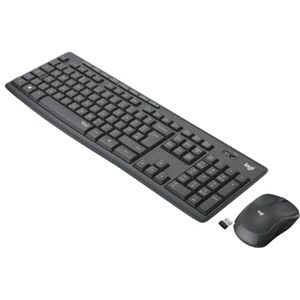 Logitech Mk295 Kabelloses Tastatur-Maus-Set Mit Silenttouch-Technologie Shortcut-Tasten Optischer Spurführung Nano Usb-Empfänger Verzögerungsfreier Drahtlosverbindung It Qwerty-Layout - Graphit Logitech Mk295 Kabelloses Tastatur-Maus-Set Mit Silenttouch-Technologie Shortcut-Tasten Optischer Spurführung Nano Usb-Empfänger Verzögerungsfreier Drahtlosverbindung It Qwerty-Layout - Graphit