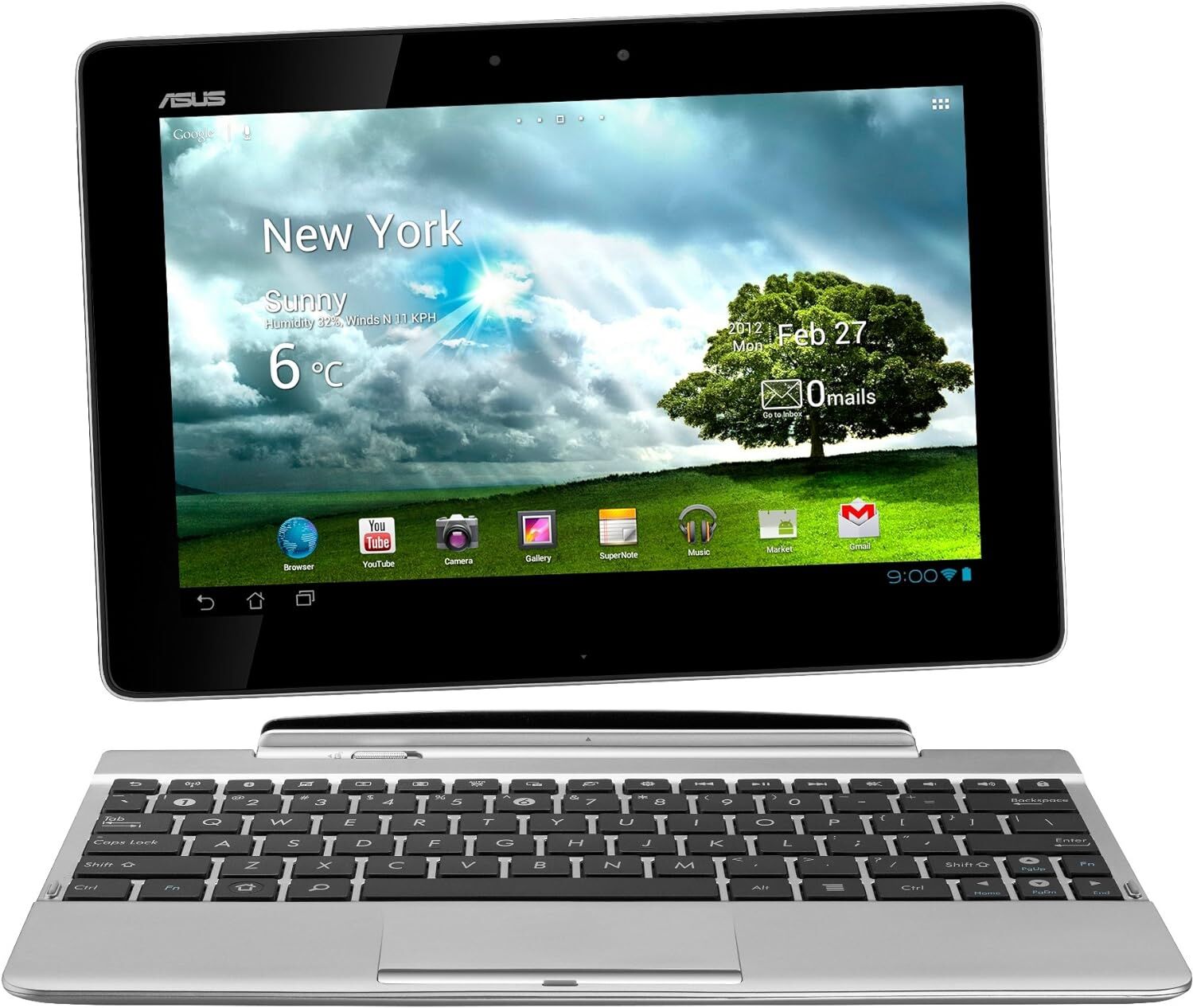 Asus Transformer Pad Tf300t 32gb [101" Wifi Only Inkl. Keyboard Dock] Weiß