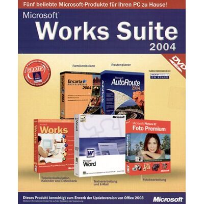 Microsoft Ms Works Suite 2004 Dvd W32 Microsoft Ms Works Suite 2004 Dvd W32
