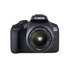 Canon EOS 2000D [24.1MP Live View 3"] schwarz inkl. EF-S 18-55mm 1:35-56 IS II Objektiv