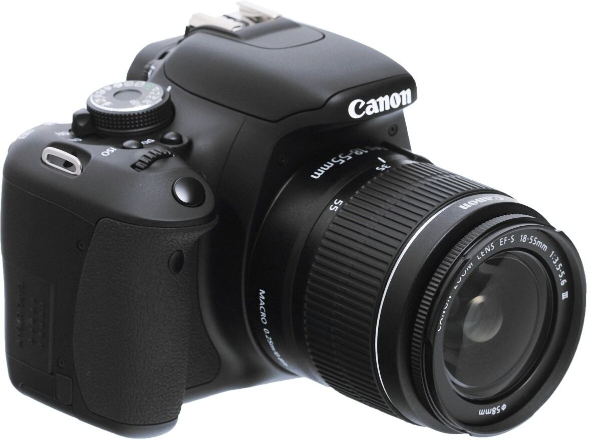 Canon Eos 600d (Rebel T3i) [18mp Full Hd 3"] Schwarz Inkl. Ef-S 18-55mm 1:35-56 Is Ii Objektiv