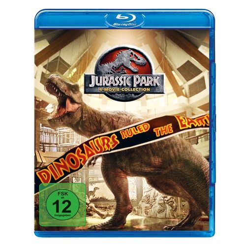 Jurassic Park 1-3 + Jurassic World 1 [Blu-Ray]