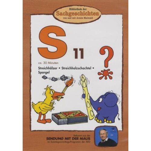 Bibliothek Der Sachgeschichten - (S11) Streichhölzer Streichholzschachtel Spargel