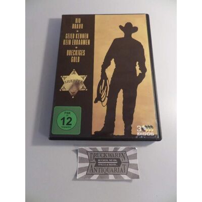 John Wayne Collection : Rio Bravo - Geier Kennen Kein Erbarmen - Dreckiges Gold - 3dvd Box John Wayne Collection : Rio Bravo - Geier Kennen Kein Erbarmen - Dreckiges Gold - 3dvd Box