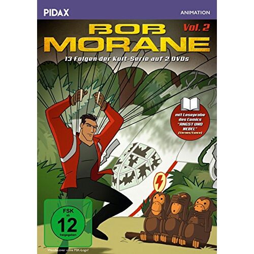 Bob Morane Vol. 2 / Weitere 13 Folgen Der Beliebten Zeichentrickserie Nach Der Romanreihe Von Henri Vernes + Booklet (Pidax Animation) [2 Dvds]