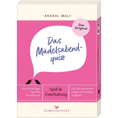 Elma van Vliet - Mädelsabendquiz - Spiel für Freundinnen Elma van Vliet - Mädelsabendquiz - Spiel für Freundinnen