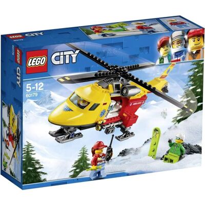 LEGO City Helikopter-Notarzt - 60179 - Spielzeugbausatz LEGO City Helikopter-Notarzt - 60179 - Spielzeugbausatz