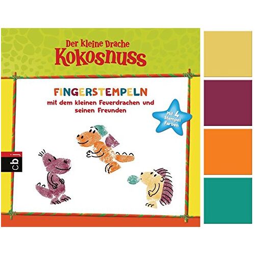 Der Kleine Drache Kokosnuss – Fingerstempeln: Set Mit Buch Und 4 Fingerfarben