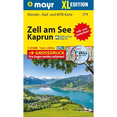 Mayr Wanderkarte Zell Am See Kaprun Xl 1:25.000: Wander- Rad- Und Mountainbikekarte Extra Grossdruck Reiß- Und Wetterfest Mayr Wanderkarte Zell Am See Kaprun Xl 1:25.000: Wander- Rad- Und Mountainbikekarte Extra Grossdruck Reiß- Und Wetterfest