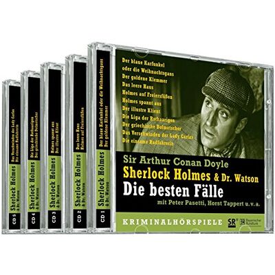 Sherlock Holmes & Dr. Watson. Die Besten Fälle. 5 Cds. 8 Kriminalhörspiele Sherlock Holmes & Dr. Watson. Die Besten Fälle. 5 Cds. 8 Kriminalhörspiele