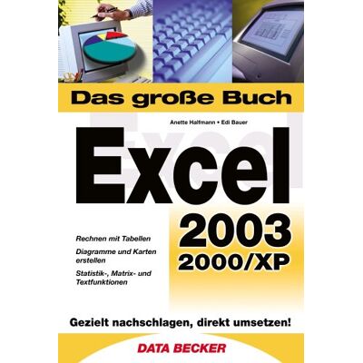 Das Große Buch Excel 2003 2000 Xp Das Große Buch Excel 2003 2000 Xp