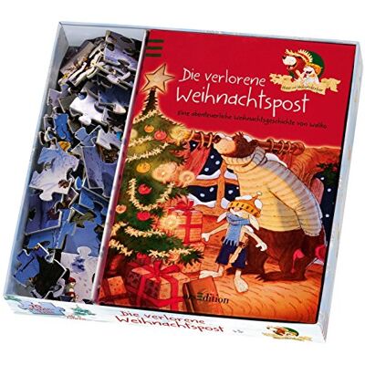 Hase Und Holunderbär - Die Verlorene Weihnachtspost: Buch + Puzzle Hase Und Holunderbär - Die Verlorene Weihnachtspost: Buch + Puzzle