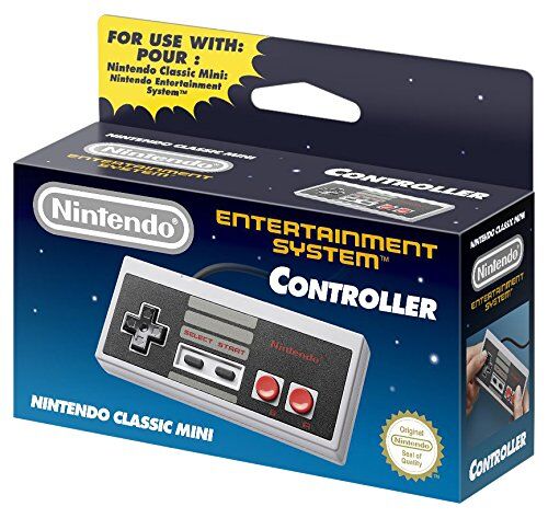 Nintendo Classic Mini Controller Schwarz/grau