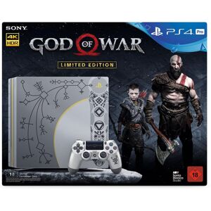 Sony Playstation 4 Pro 1tb Limited Edition God Of War [Inkl. God Of War Day One Edition] Silber