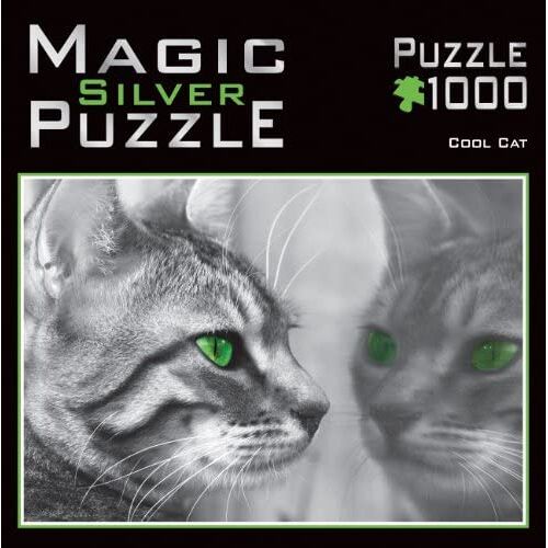 M.I.C. Puzzle 3905 - Magic Silver: Cool Cat [1000 Teile]