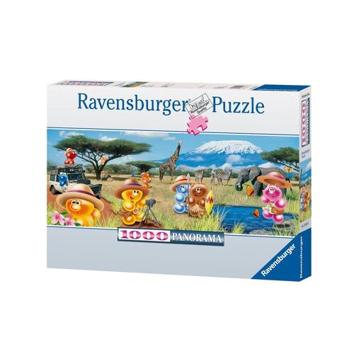Ravensburger Panorama Puzzle 80732- Gelini: Auf Safari [1000 Teile]
