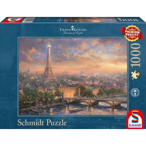 Schmidt Spiele Puzzle 59470 - Thomas Kinkade Paris Stadt Der Liebe 1.000 Teile Puzzle