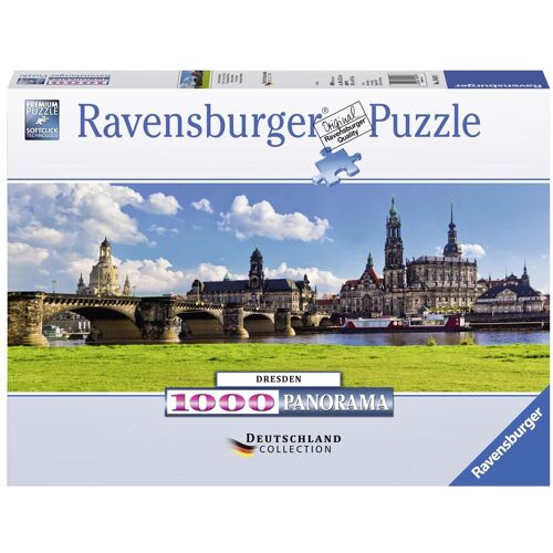 Ravensburger Puzzle 19619 - Dresden Canaletto Blick (Panorama) [1.000 Teile]