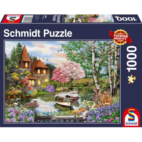 Schmidt Puzzle 58985 - Haus Am See [1.000 Teile]