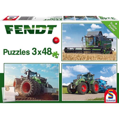 Schmidt Puzzle 56221 - Fendt 1050 Vario/724 Vario/6275l [3x48 Teile]