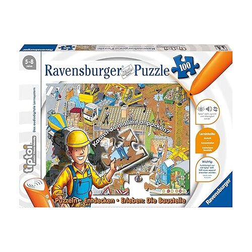 Ravensburger Tiptoi Puzzle 00517 - Die Baustelle [100 Teile]