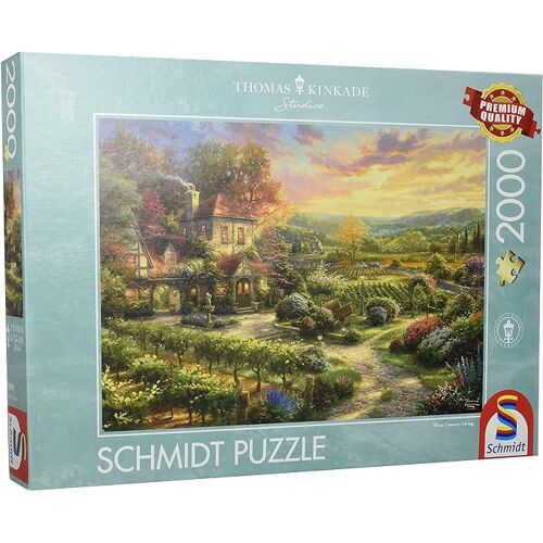 Schmidt Puzzle 59629 - Thomas Kinkade: Weinberge [2.000 Teile]