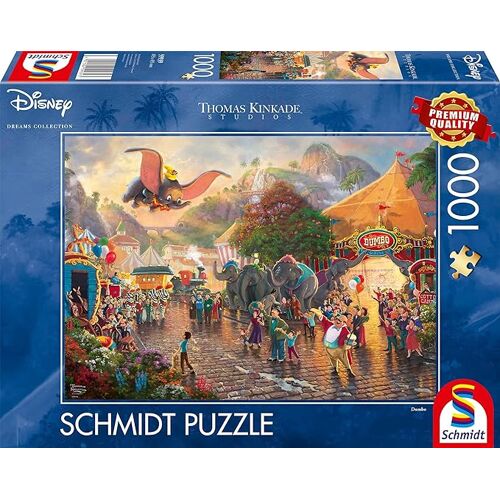 Schmidt Puzzle 59939 - Thomas Kinkade: Disney Dumbo [1.000 Teile]