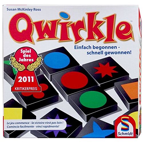 Schmidt Spiele 49311 - Qwirkle (Legespiel)