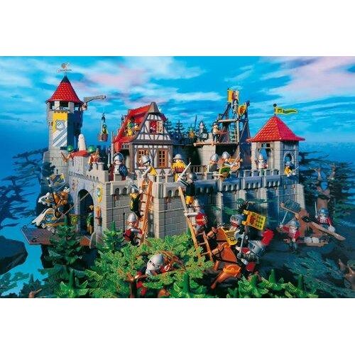 Schmidt Puzzle 55250 - Playmobil Ritterburg Mit Figur [100 Teile]