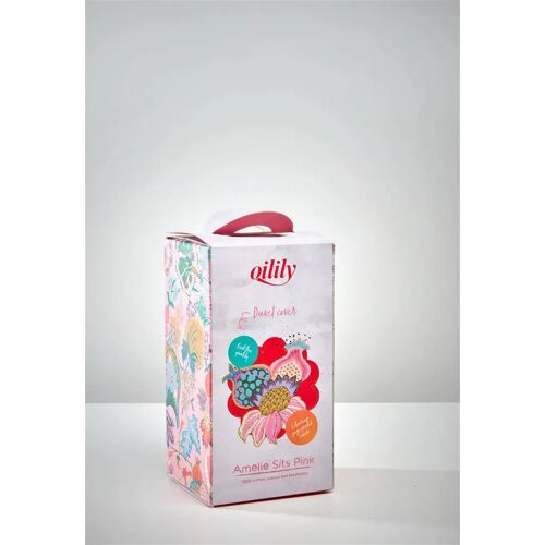 Oilily   Bettbezug-Set Prom Flowers – rosa – Size: Länge 135 cm x Breite 100 cm