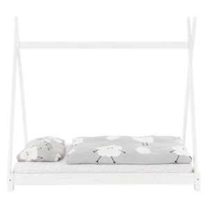ML-Design   Kinderbett Milly - Weiß - Size: Länge 167.5 cm x Breite 87.5 cm x Höhe 146 cm