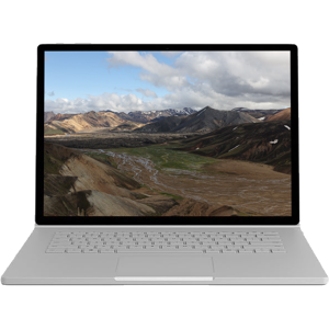 Microsoft Surface Book 2   13.5 Zoll Touchscreen   10. Generation i7   256GB SSD   8GB RAM   Silber   Nvidia GeForce GTX 1050   W11 Home   QWERTZ B-grade