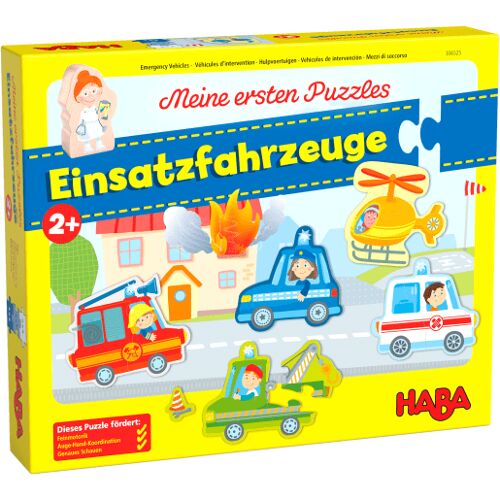 HABA  Meine ersten Puzzles – Einsatzfahrzeuge