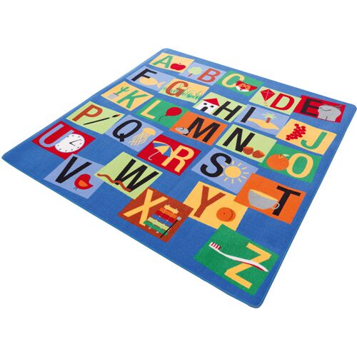 EDUPLAY Teppich Buchstaben-Quadrat