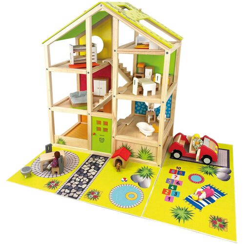 Puppenhaus XL Kindergarten-Set